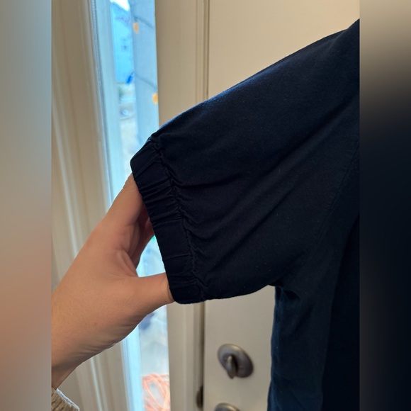 Alice Walk Blue Smocked Blouse Size Large - Picture 4 of 6